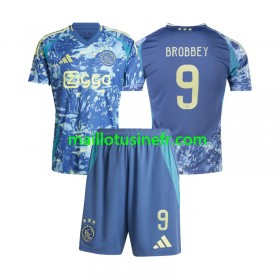 Maillot de Foot Ajax Amsterdam Brian Brobbey 9 Extérieur 2024-25 - Enfant